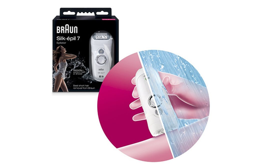 braun silk epil 7 in hand