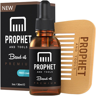 prophet and tools beard growth oil