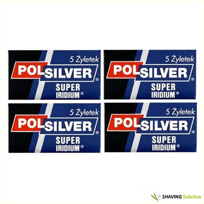 Best Double Edge Razor Blades Polsilver Super Iridium Double Edge Razor Blades