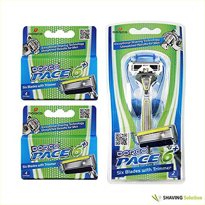 Best Razors for Shaving Heads Dorco Pace 6 Plus