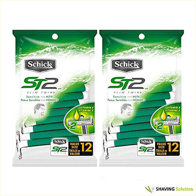 Best Men's Razors For Sensitive Skin Schick ST2