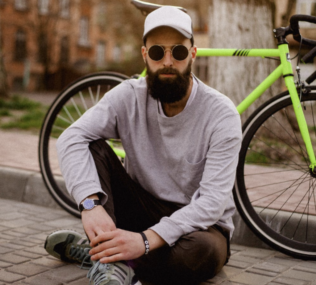 man with a beard