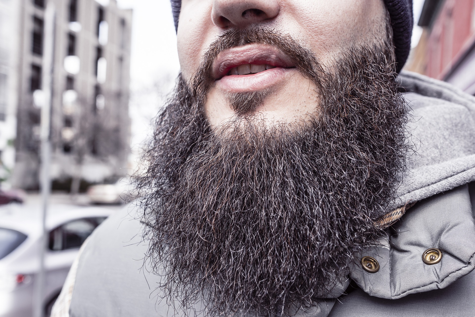 man with a long beard