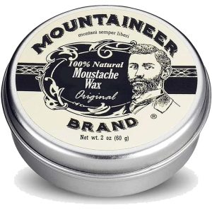 Mountaineer mustache wax