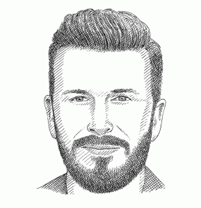 What beard suits a rectangular face